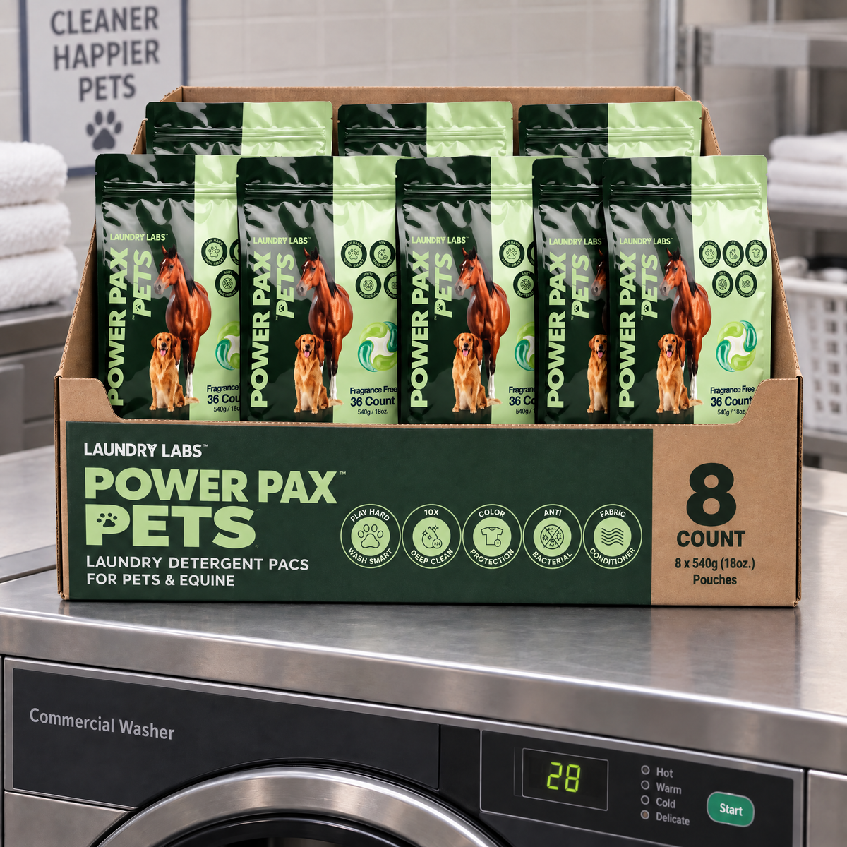 Power Pax 5-in-1 | Pets, Case of 8 (36-Count Bags)