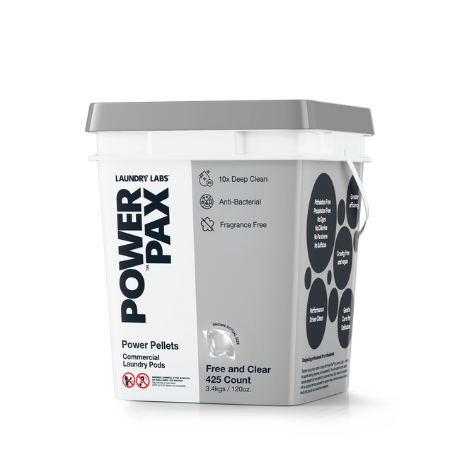 Power Pellets Commercial Laundry Detergent Pods – Free & Clear