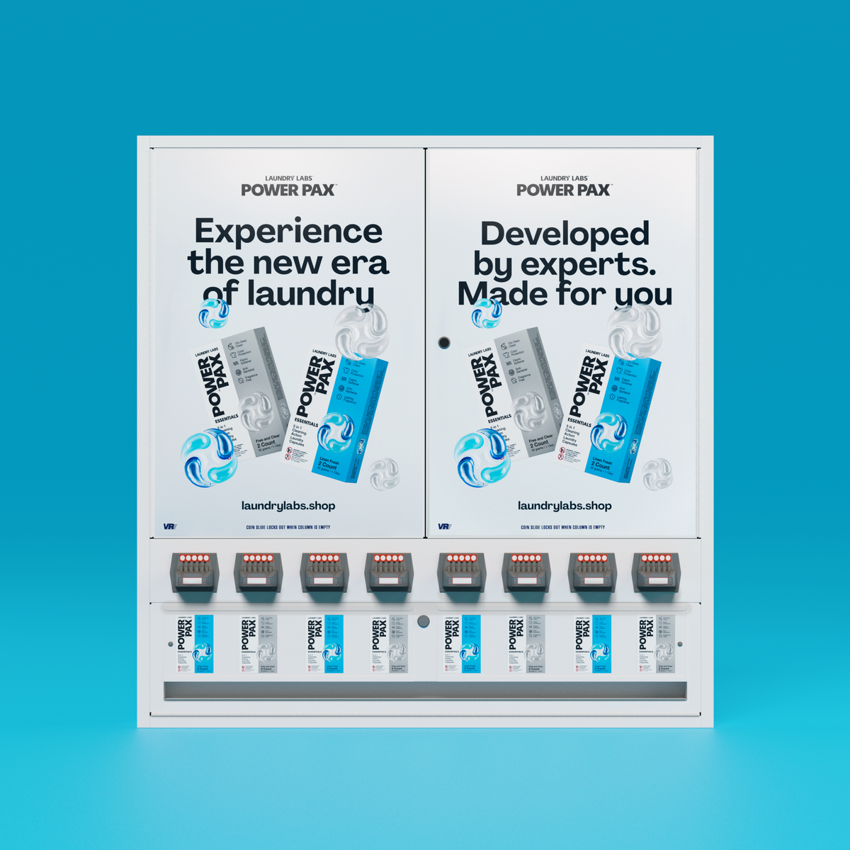 PowerPax™ 100ct CoinVend 2pk Free and Clear