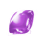 Close-up of a single Lavender PowerPax laundry detergent capsule with vibrant purple liquid.