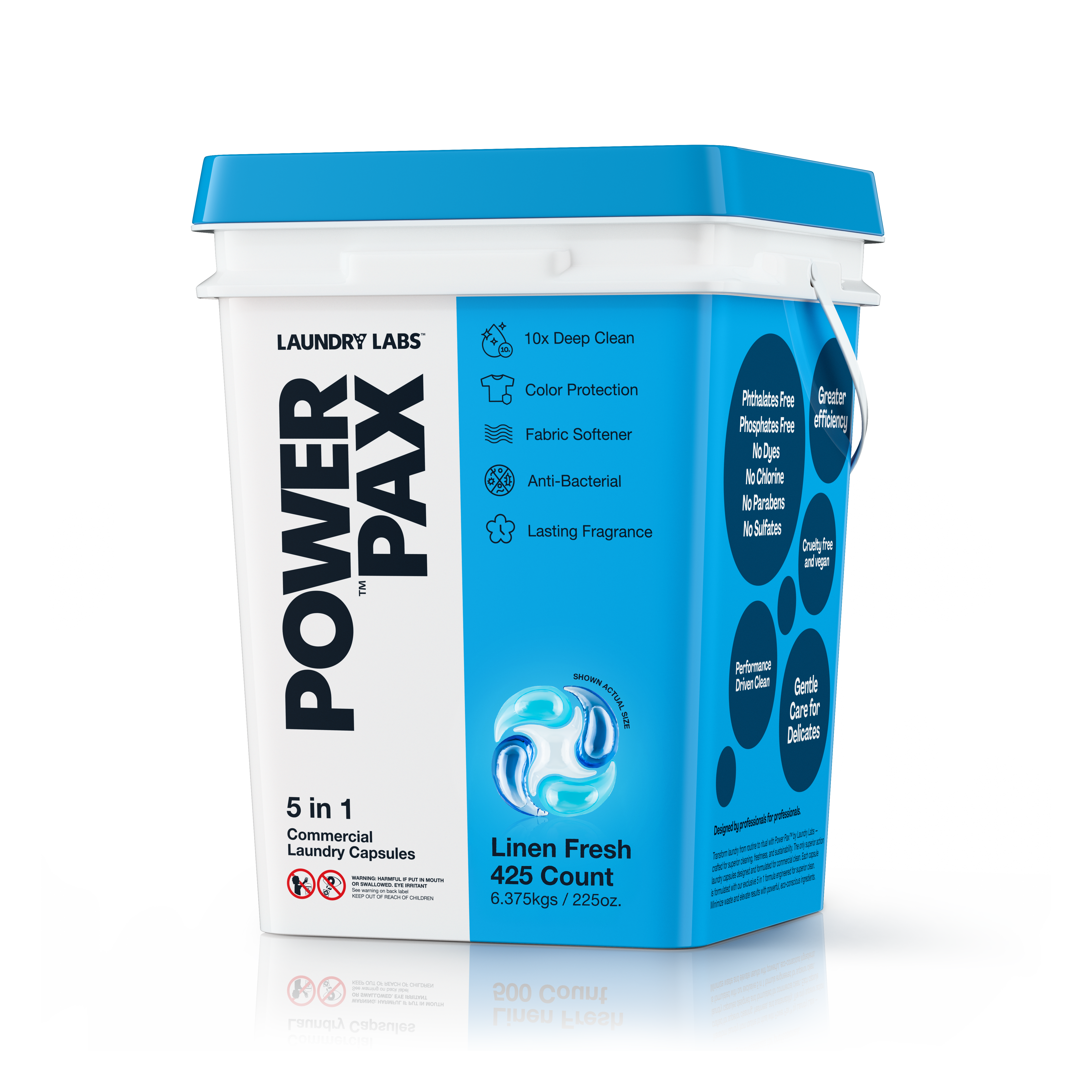 Power Pax PowerPax 5-in-1 Laundry Detergent Pods, Linen Fresh Laundry Labs Power Pax PowerPax 5-in-1 Laundry Detergent Pods, Linen Fresh Laundry Labs